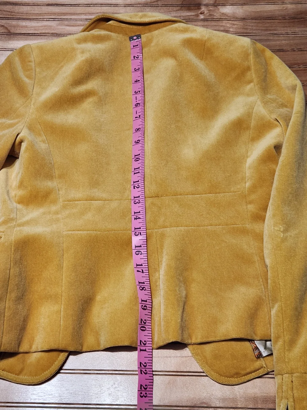 J.Crew Mustard Yellow Velvet Blazer Tailored Women Sz 4 Equestrian Old Money